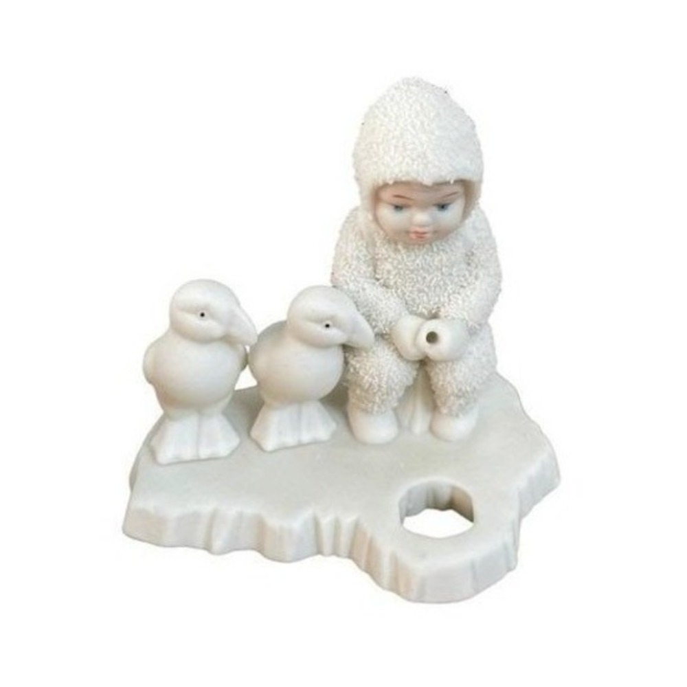 Dept 56 Snowbabies Fishing For Dreams Winter Tales Figurine Holiday Retired 94